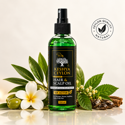 Keshya Ceylon™ Advanced Hair & Scalp Oil – 100ml