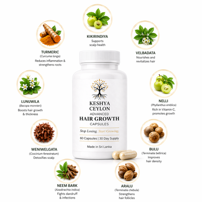 Keshya Ceylon™  Hair Growth Capsules