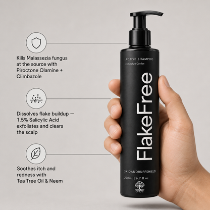 Keshya Ceylon™ FlakeFree Anti-Dandruff Shampoo