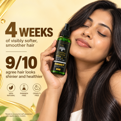Keshya Ceylon™ Advanced Hair & Scalp Oil – 100ml