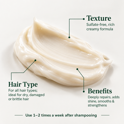 Keshya Ceylon™ Glow Hair Mask