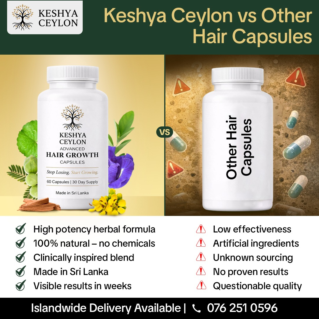 Keshya Ceylon™  Hair Growth Capsules