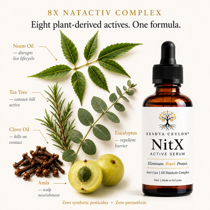 Keshya Ceylon™ NitX Anti-Lice Serum
