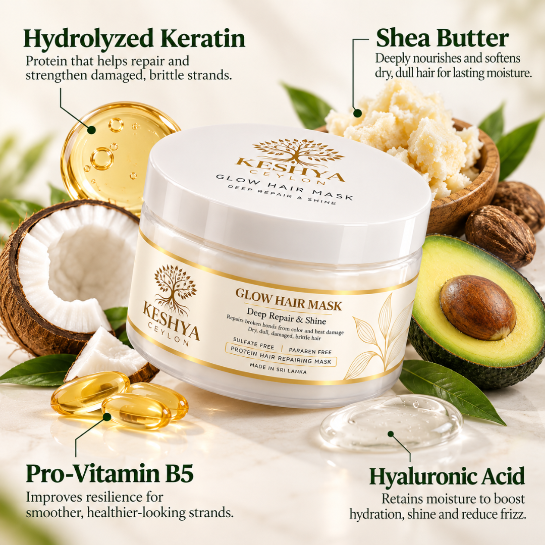 Keshya Ceylon™ Glow Hair Mask